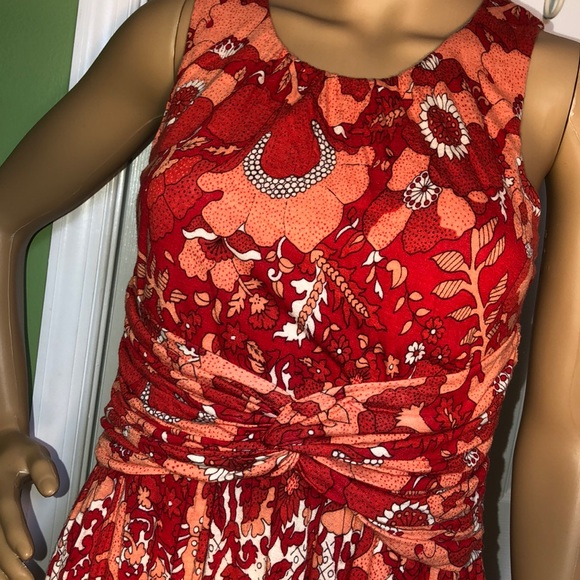 Sleeveless patterned Anthropologie dress - Picture 2 of 9